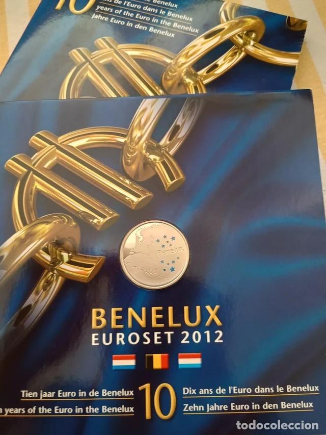 Monedas antiguas de Europa: Cartera Euroset Benelux 2012 8 valores 1 c&eacute;ntimo a 2 euros &euro; / Set B&eacute;lgica Holanda Luxemburgo