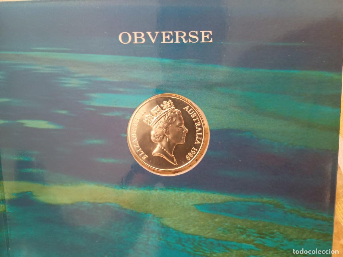 Monedas antiguas de Europa: Australia 10 d&oacute;lares a&ntilde;o 1989 de plata Queensland Reina Isabel II