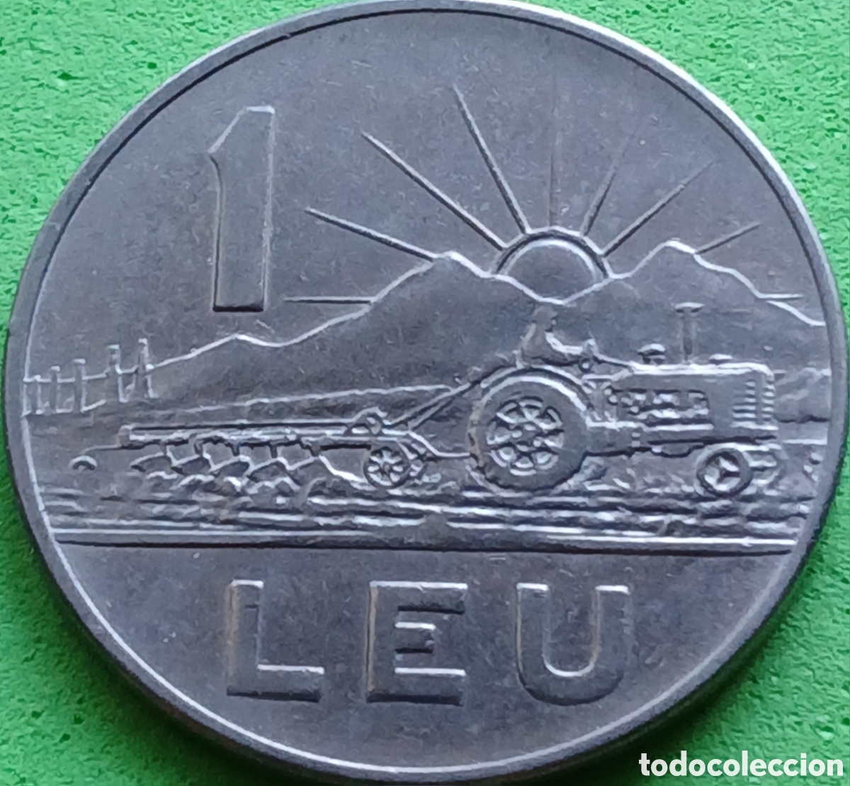 Monedas antiguas de Europa: Ruman&iacute;a 1 leu 1966 km#95