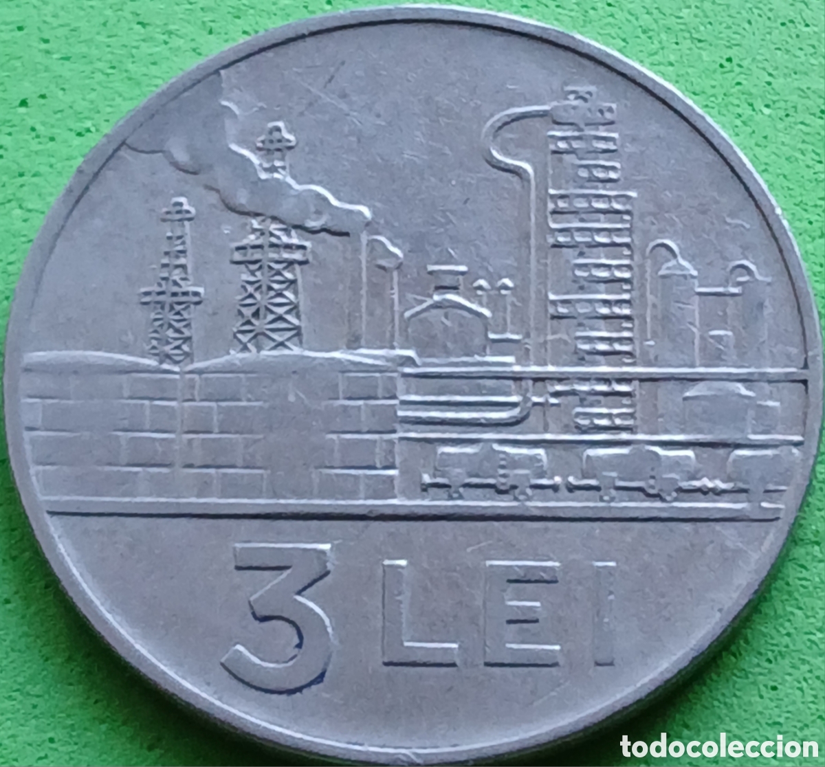 Monedas antiguas de Europa: Ruman&iacute;a 3 lei 1966 km#96