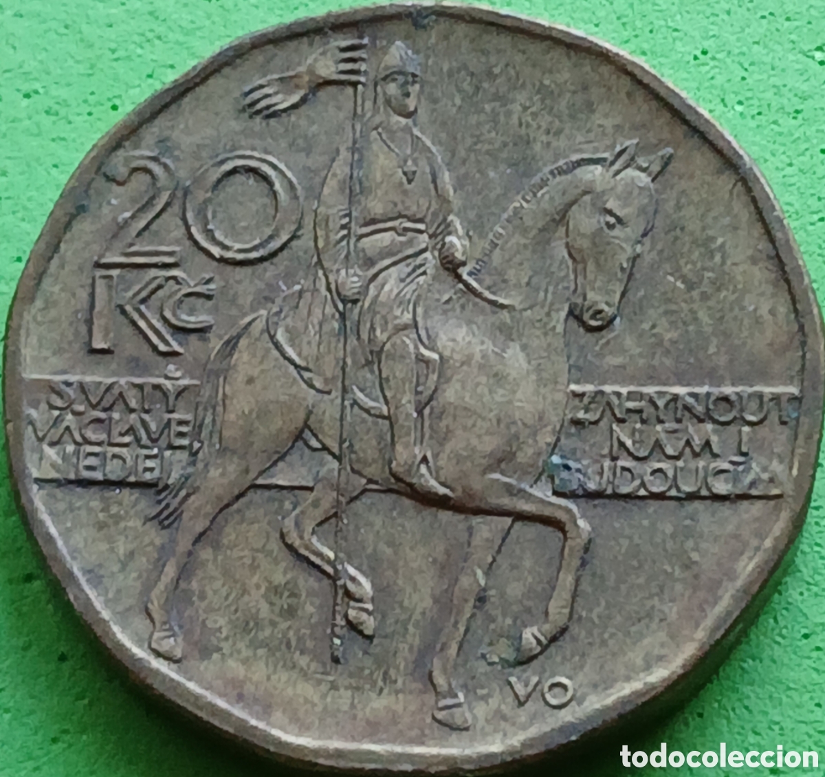 Monedas antiguas de Europa: Rep&uacute;blica Checa 20 coronas 1997 km#5