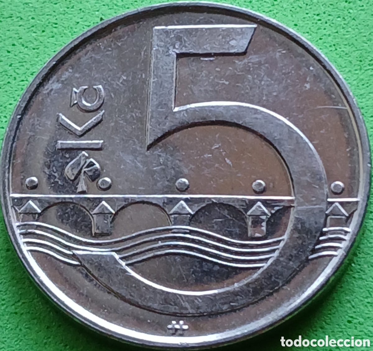 Monedas antiguas de Europa: Rep&uacute;blica Checa 5 coronas 2006 km#8