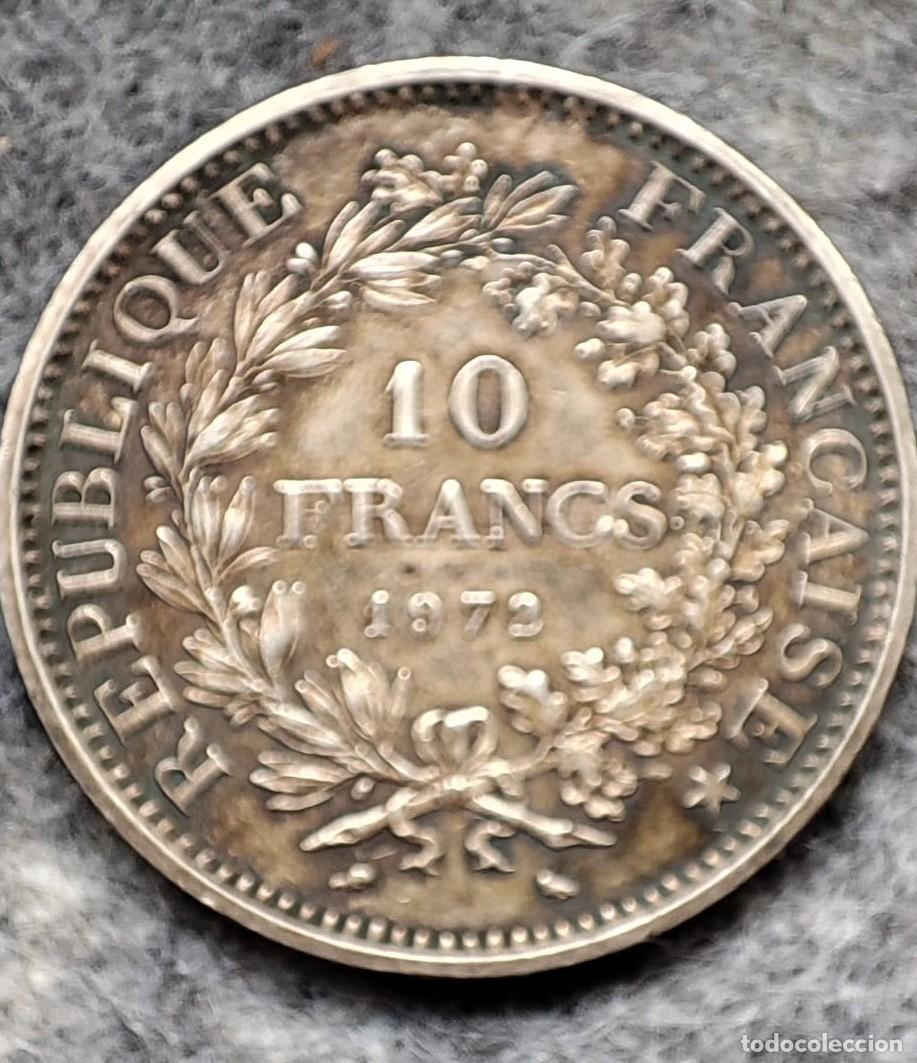 Monedas antiguas de Europa: 10 FRANCOS PLATA FRANCIA 1972