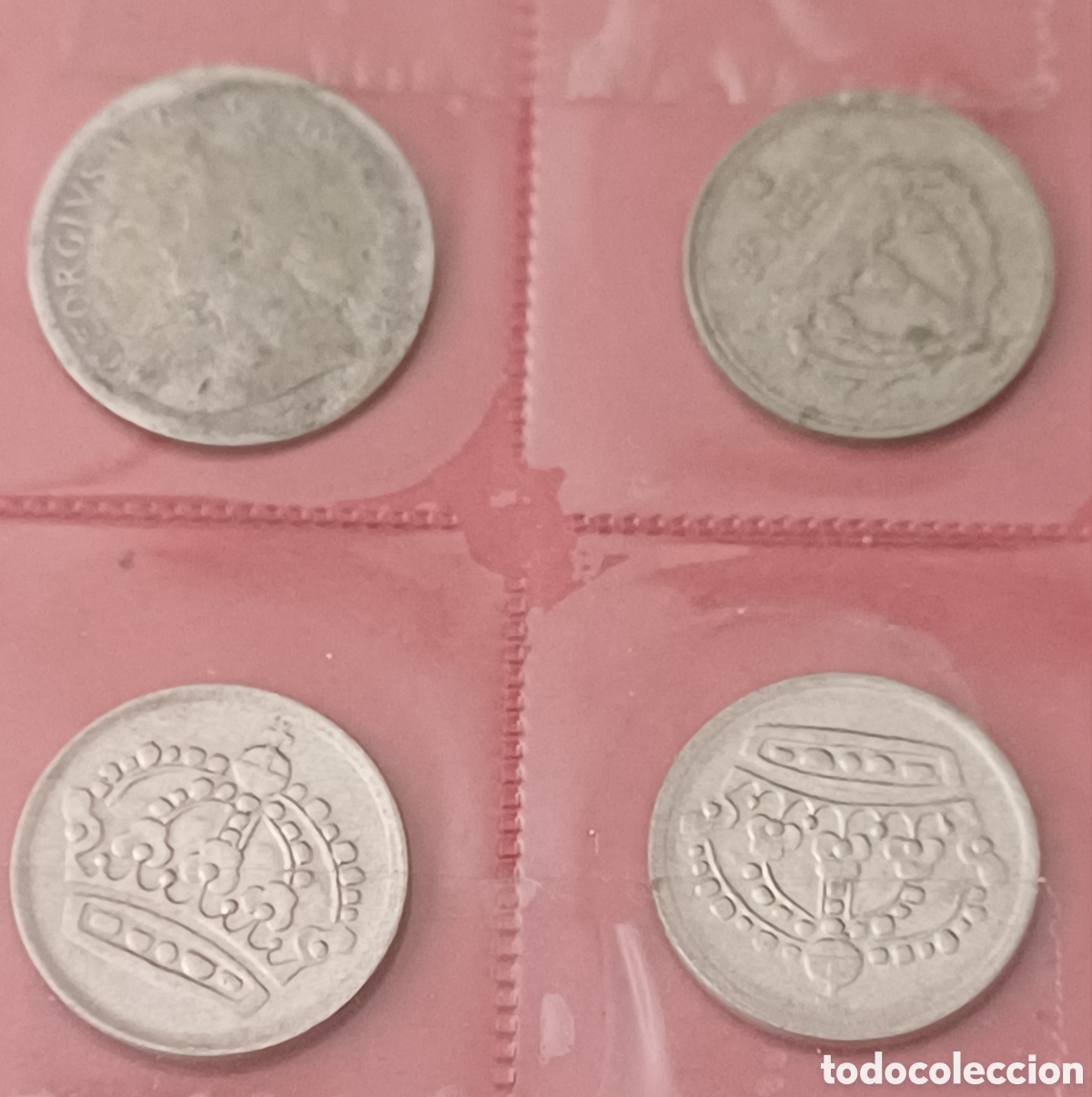 Monedas antiguas de Europa: Lote de 4 monedas de plata - Foto 2