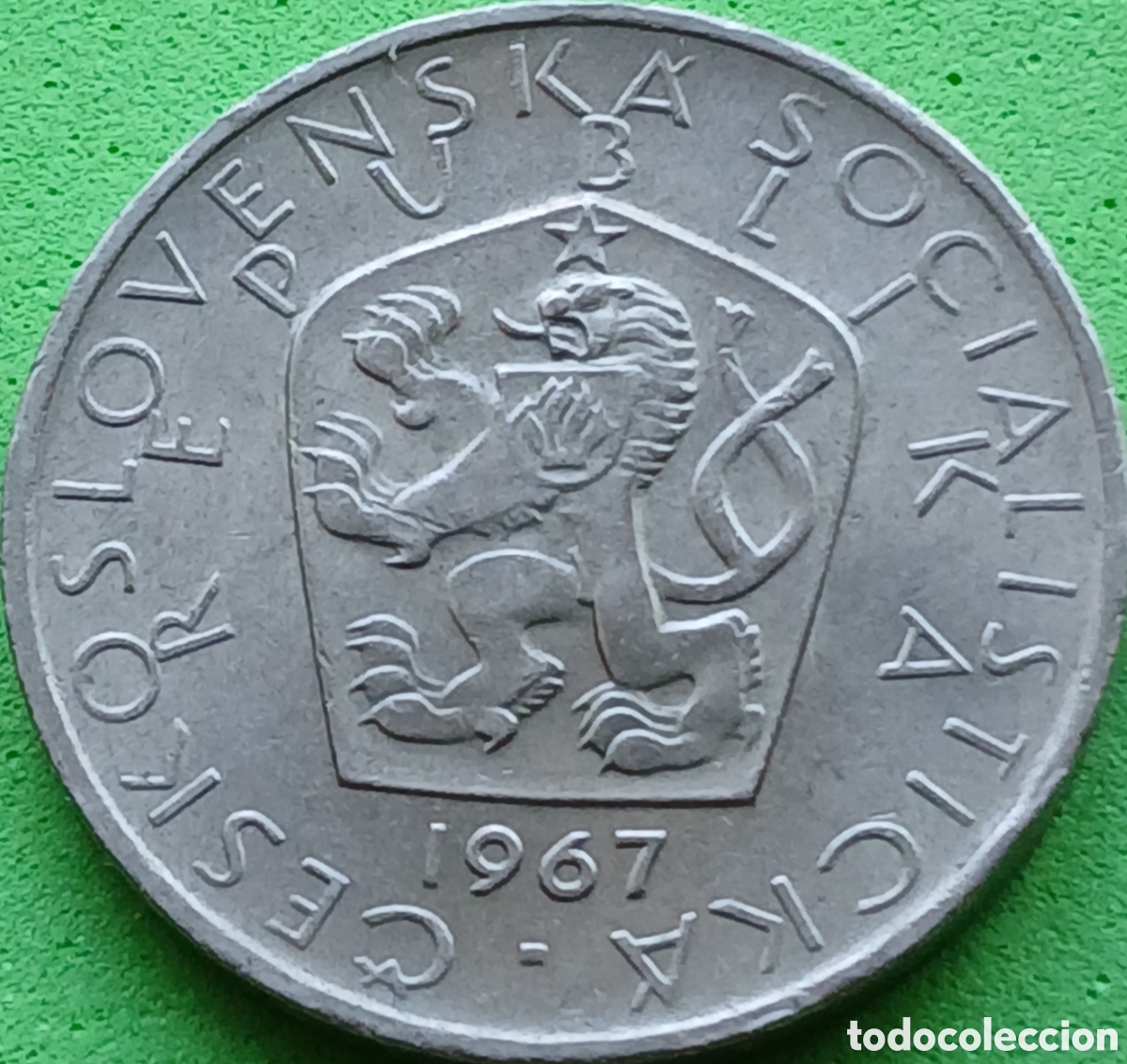 Monedas antiguas de Europa: Checoslovaquia 5 coronas 1967 km#60