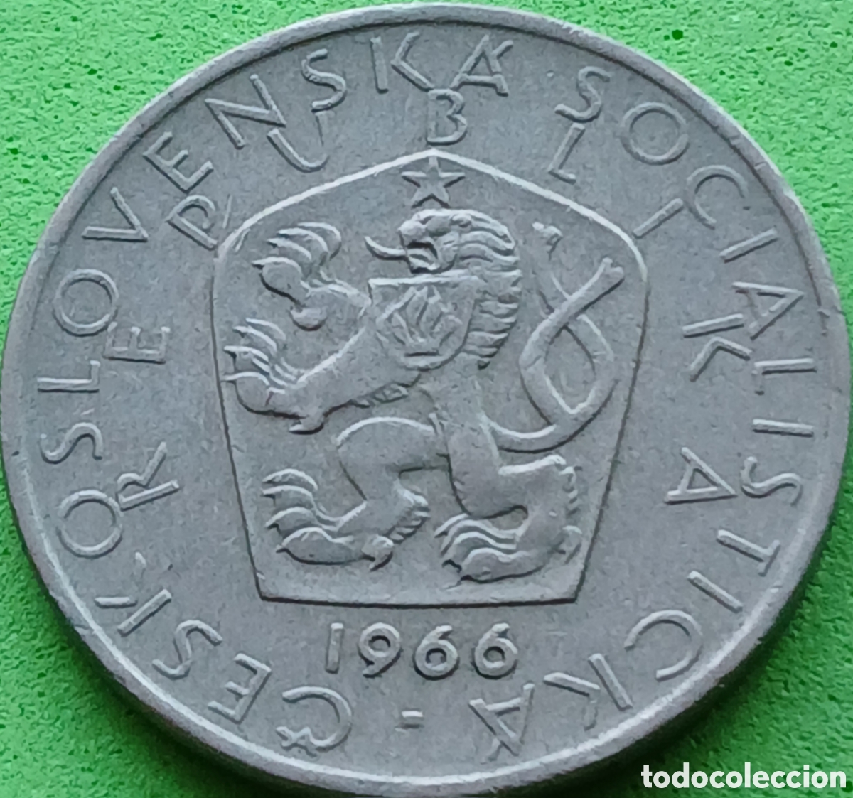 Monedas antiguas de Europa: Checoslovaquia 5 coronas 1966 km#60