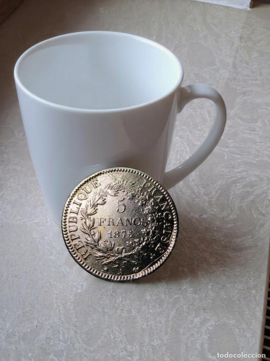 Monedas antiguas de Europa: 5 Francs 1875 France Coin