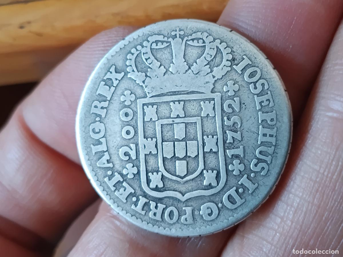 Monedas antiguas de Europa: 200 Reis. Plata (.916). Jos&eacute; I. Portugal - 1752