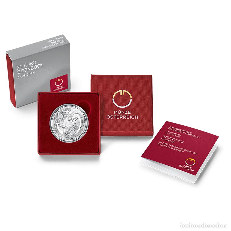 Monedas antiguas de Europa: AUSTRIA 20 euro plata 2025 STEINBOCK - CAPRICORNIO