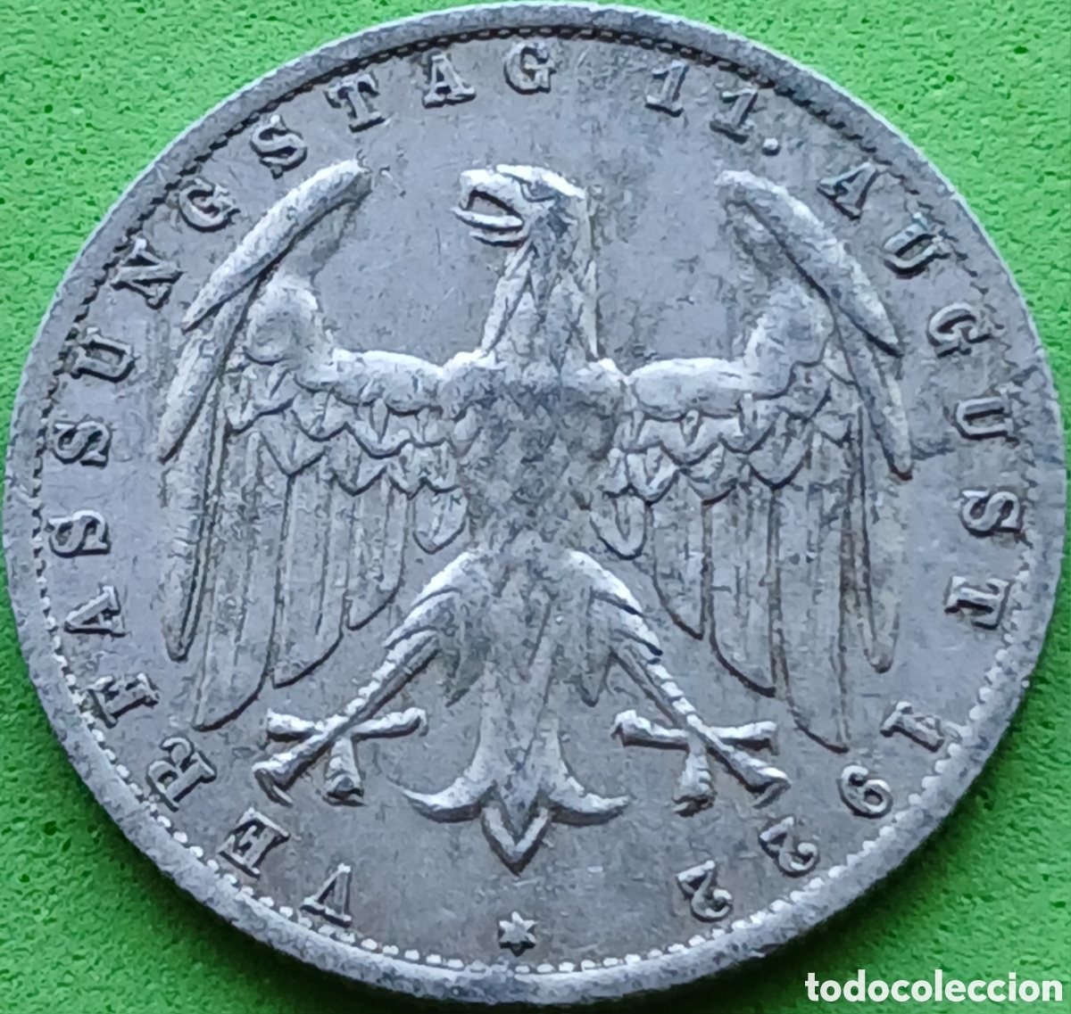 Monedas antiguas de Europa: Alemania Rep&uacute;blica de Weimar 3 marcos 1922 A km#28