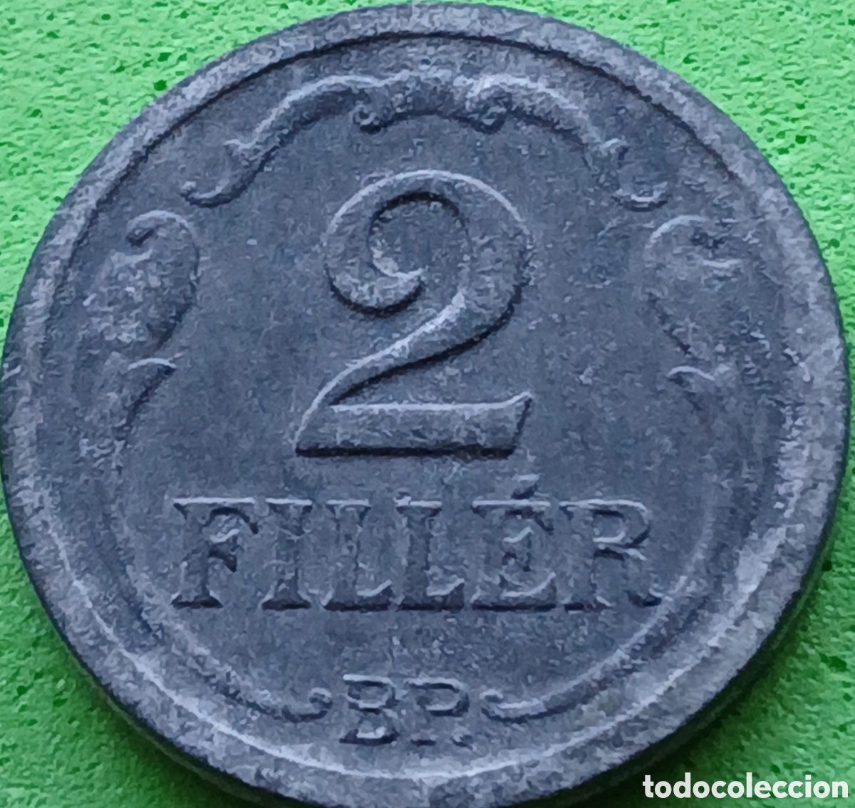 Monedas antiguas de Europa: Hungr&iacute;a 2 filler 1944 km#519