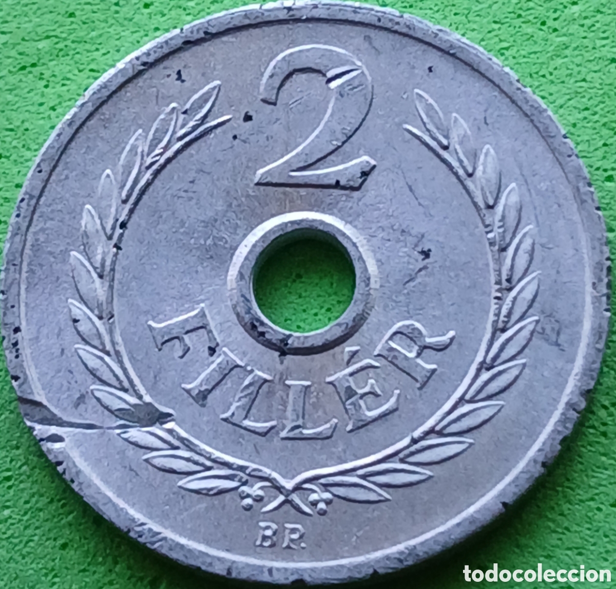 Monedas antiguas de Europa: Hungr&iacute;a 2 filler 1973 km#546
