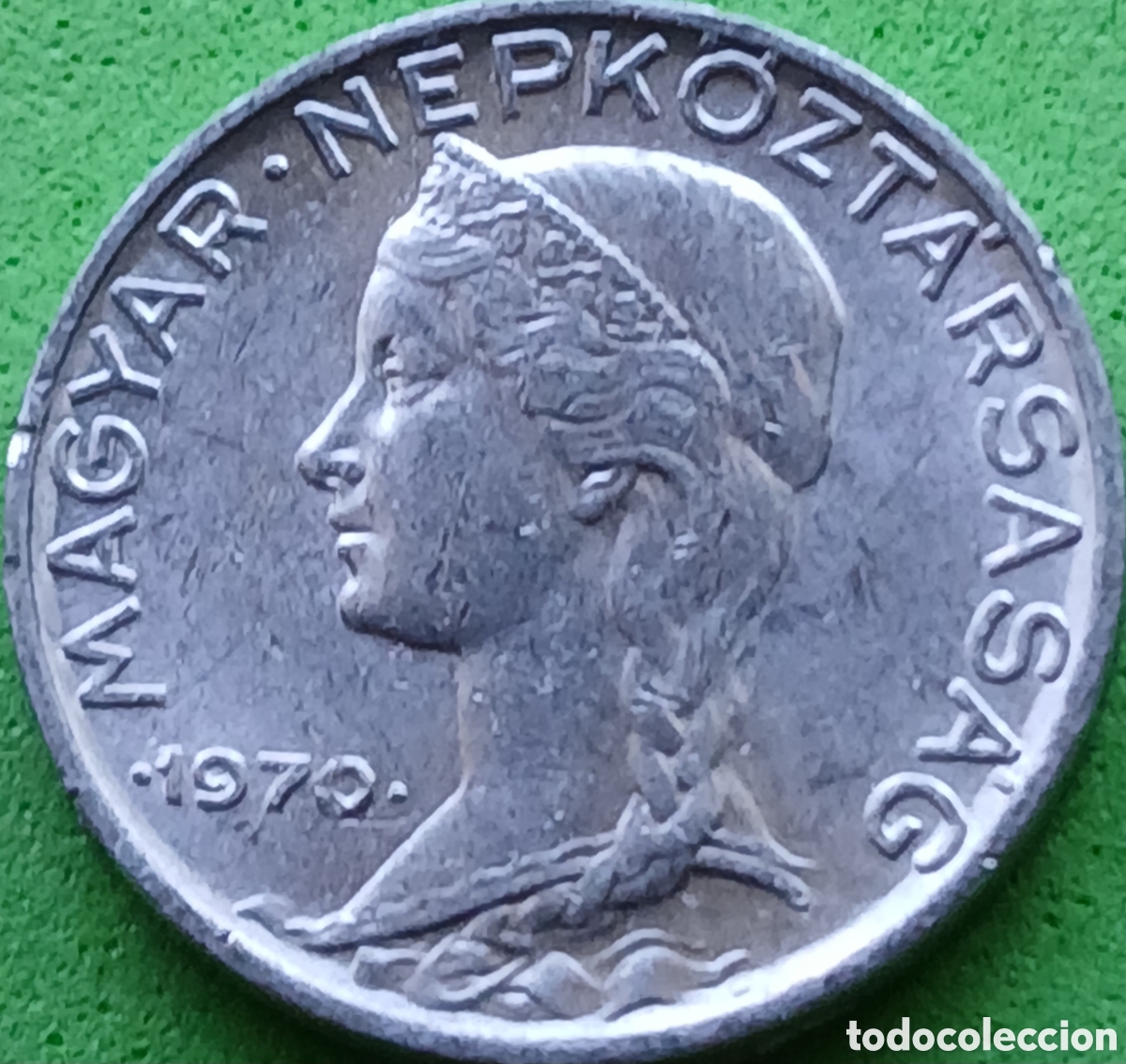 Monedas antiguas de Europa: Hungr&iacute;a 5 filler 1970 km#549