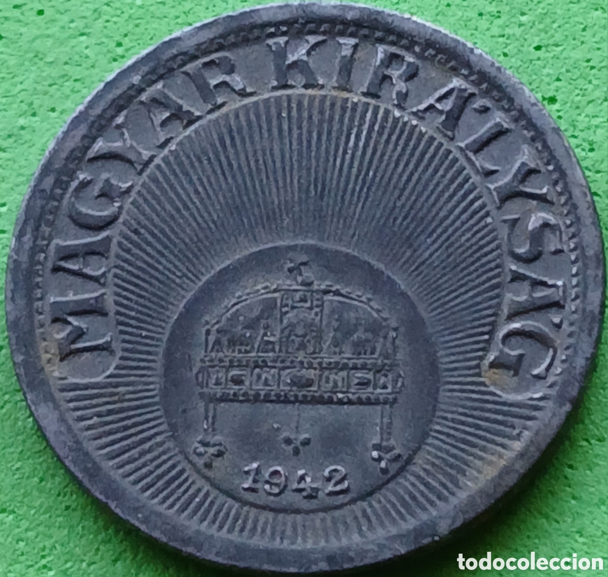 Monedas antiguas de Europa: Hungr&iacute;a 10 filler 1942 km#507a