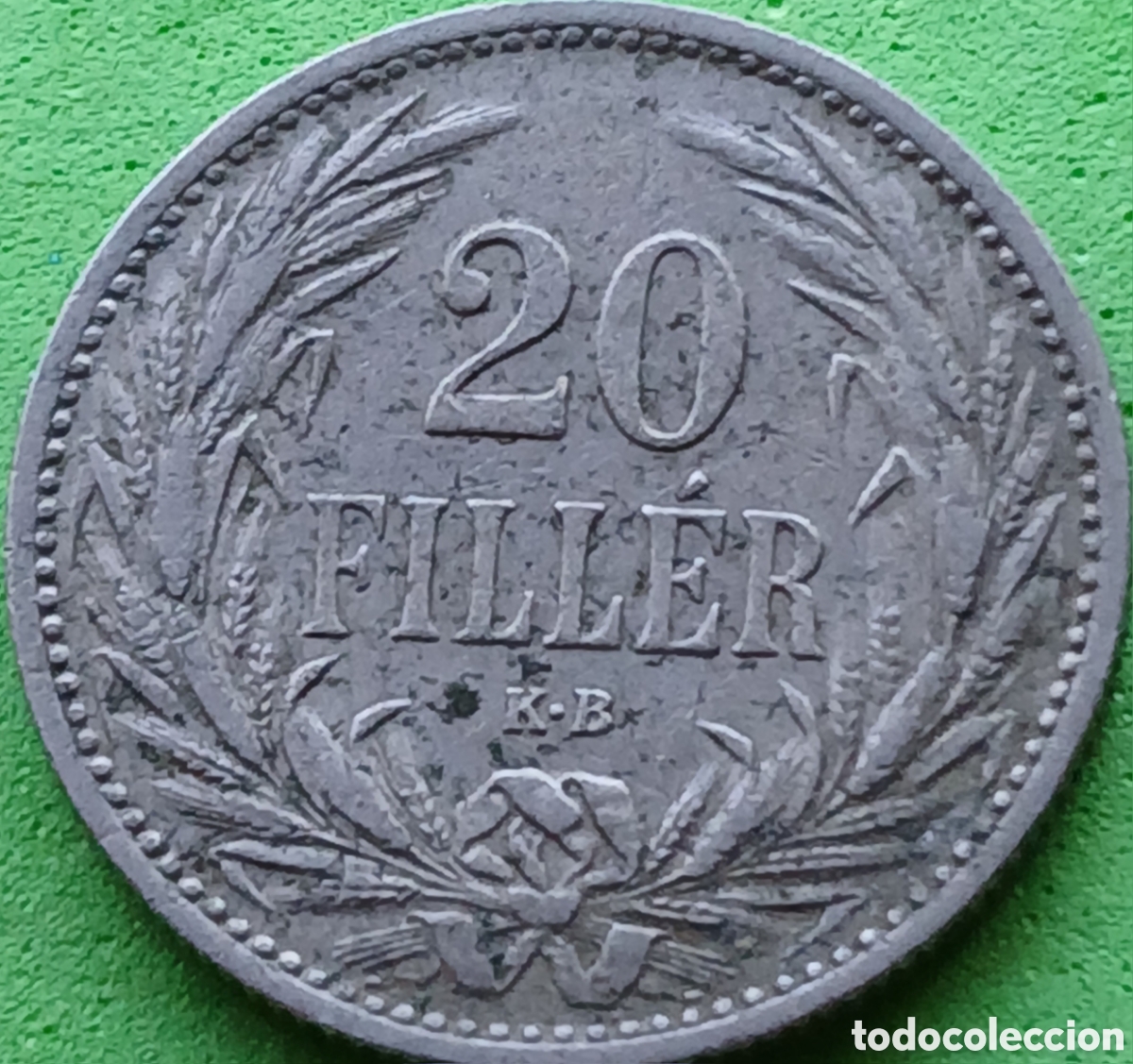 Monedas antiguas de Europa: Hungr&iacute;a 20 filler 1894 km#483