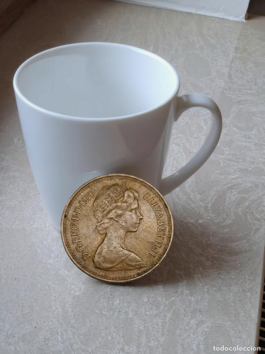 Monedas antiguas de Europa: 1 New Penny Coin 1971 UK