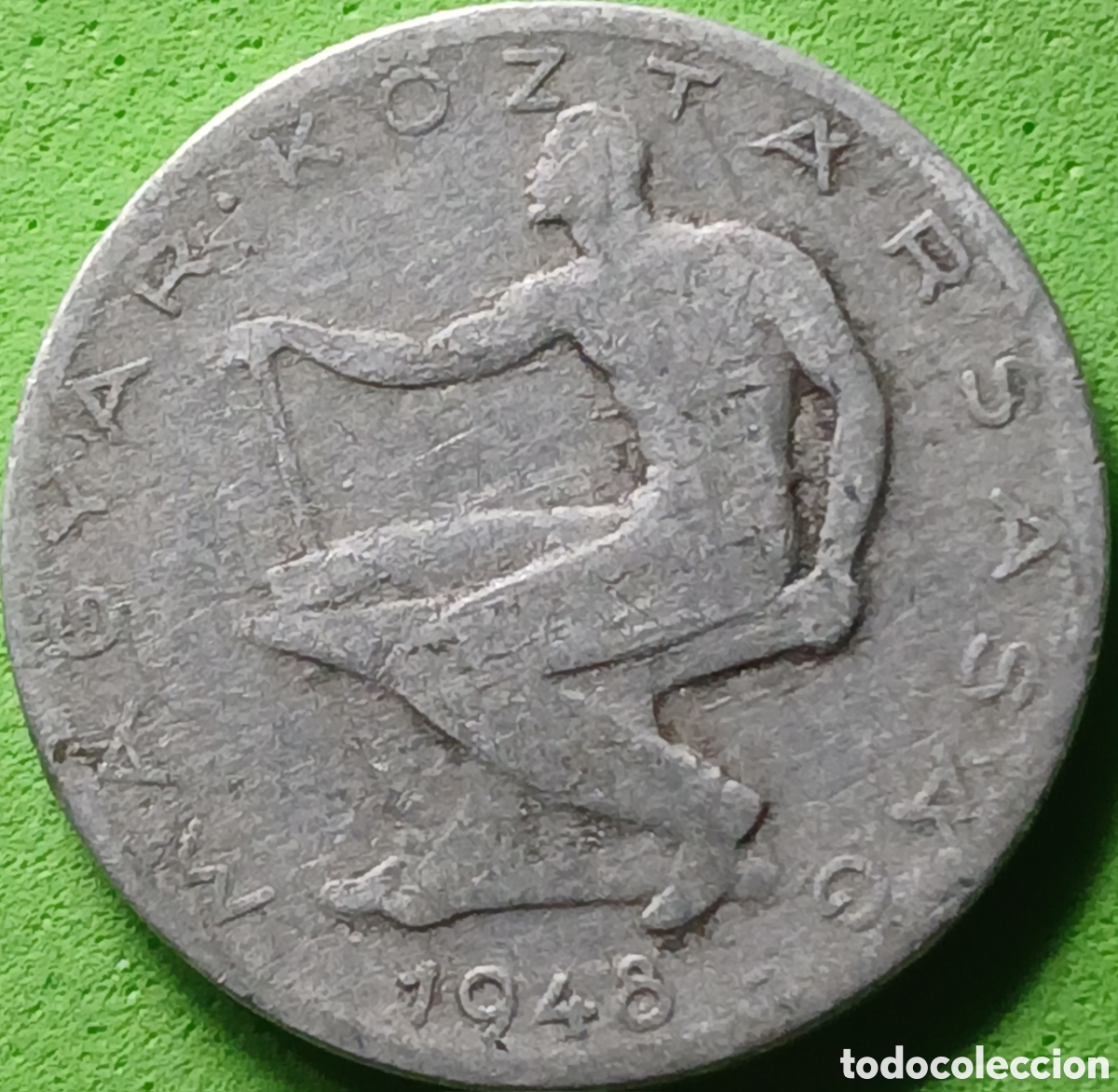 Monedas antiguas de Europa: Hungr&iacute;a 50 filler 1948 km#536