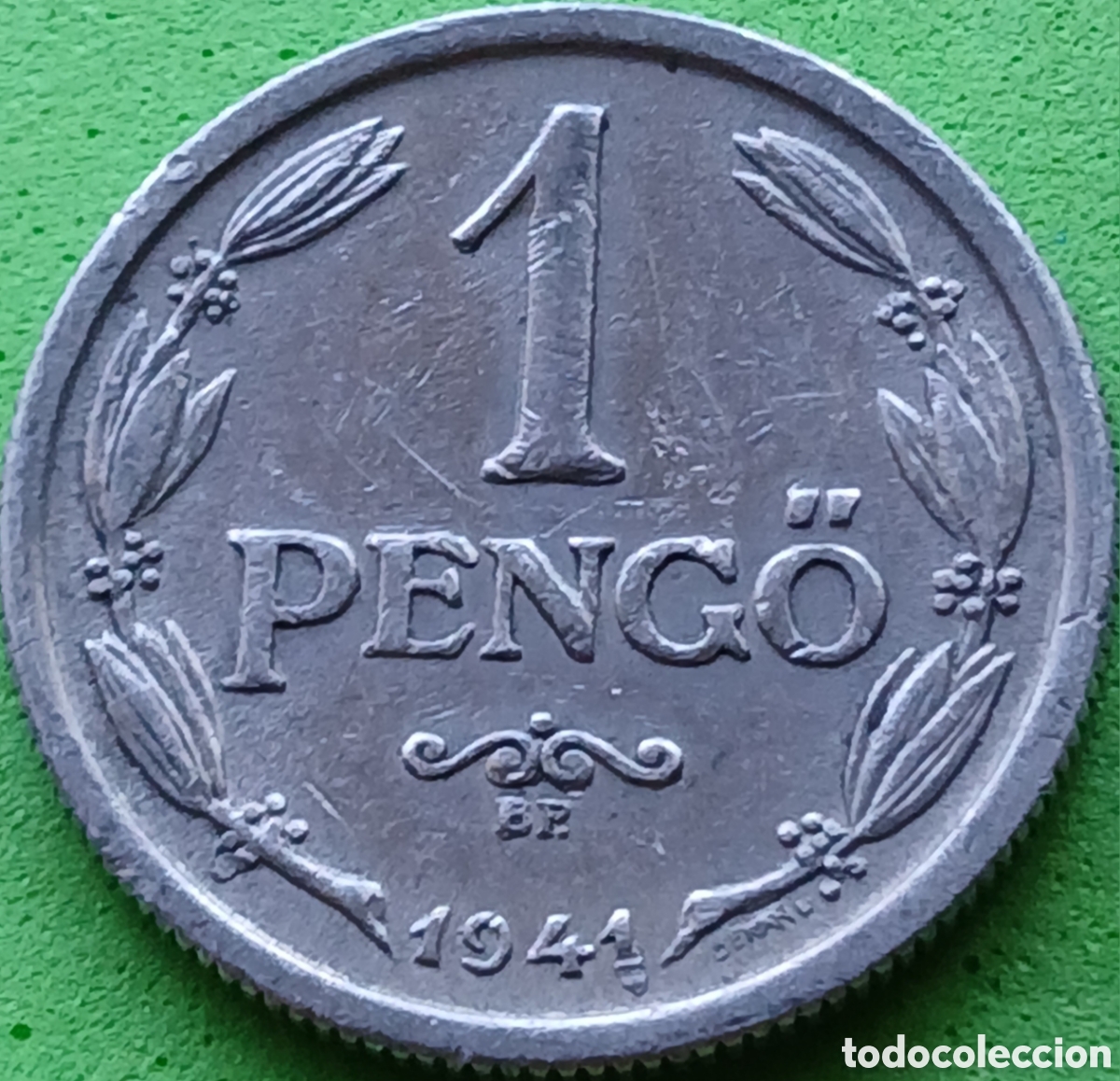 Monedas antiguas de Europa: Hungr&iacute;a 1 pengo 1941 km#521