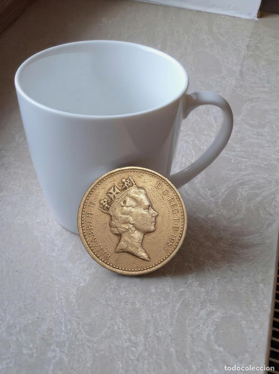 Monedas antiguas de Europa: 1 Pound Coin 1985 UK