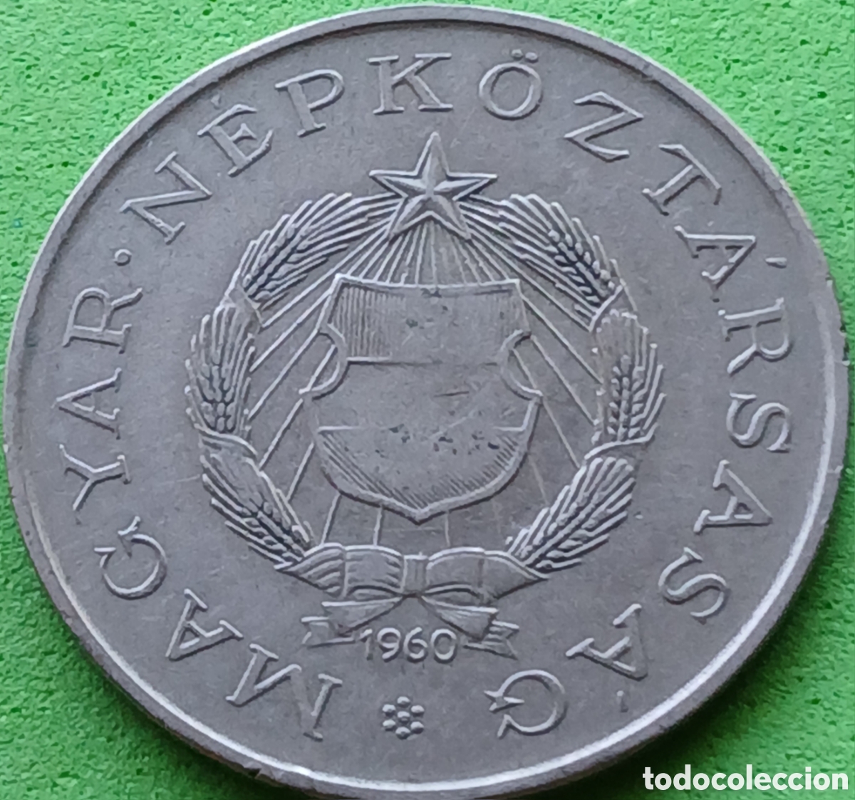 Monedas antiguas de Europa: Hungr&iacute;a 2 forint 1960 km#556
