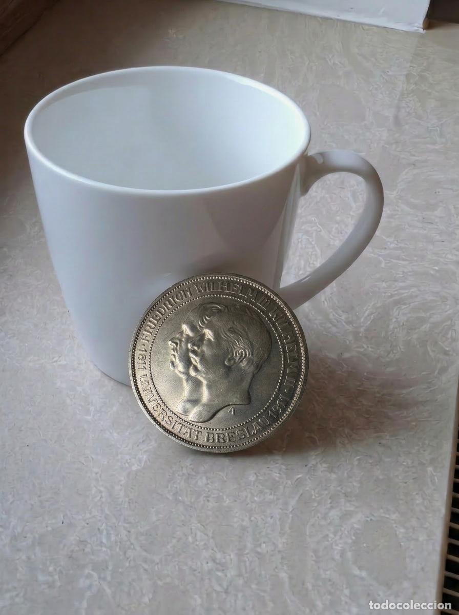 Monedas antiguas de Europa: 3 Mark Coin 1911 germany