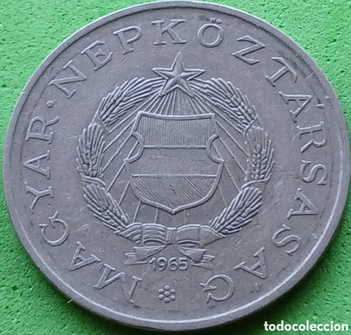 Monedas antiguas de Europa: Hungr&iacute;a 2 forint 1965 km#556a