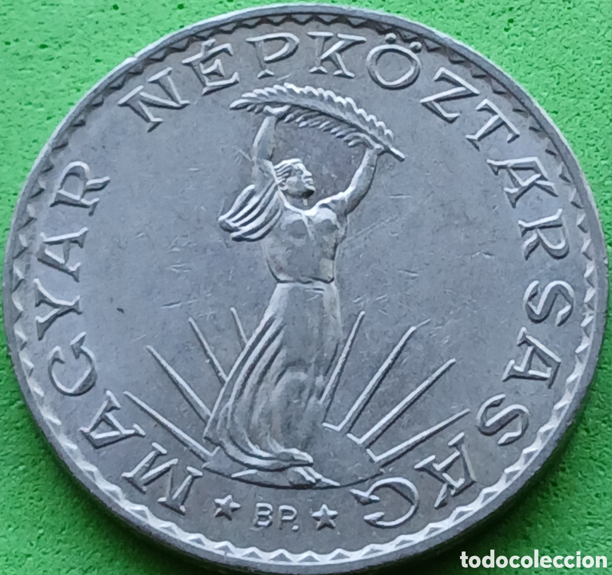 Monnaies anciennes de Europe: Hungr&iacute;a 10 forint 1971 km#595