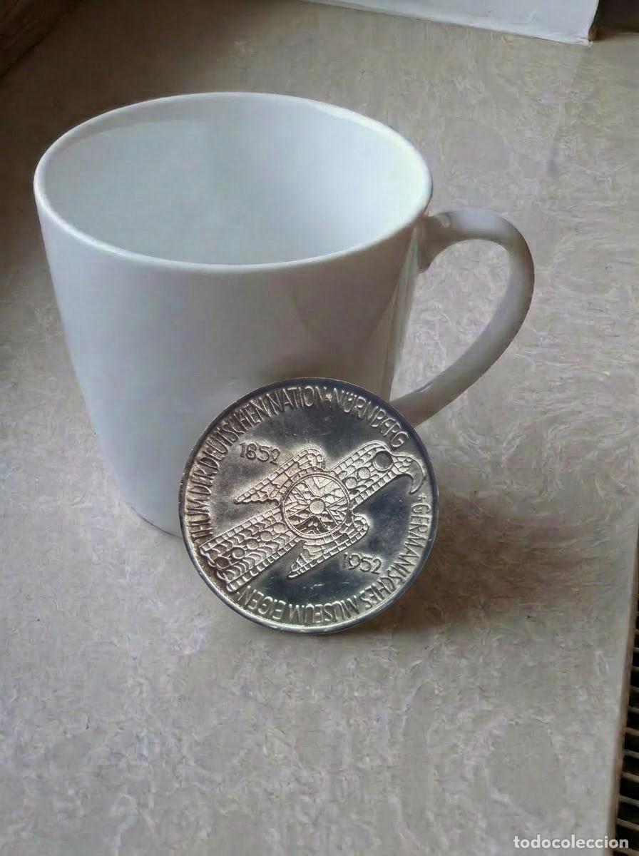 Monedas antiguas de Europa: 5 Deutsche Mark coin 1952 Germany