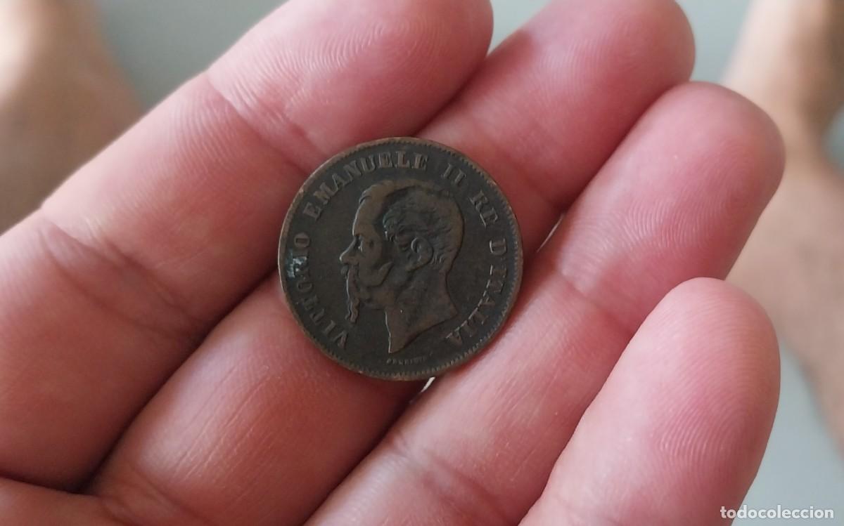 Monedas antiguas de Europa: ITALIA EMANUELLE II 5 CENTISSIMI 1862