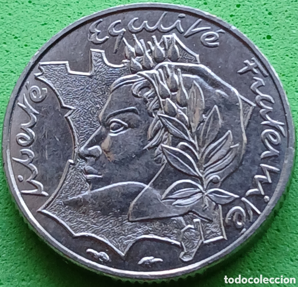 Monedas antiguas de Europa: Francia 10 francos 1986 km#959 Libertad, Igualdad, Fraternidad