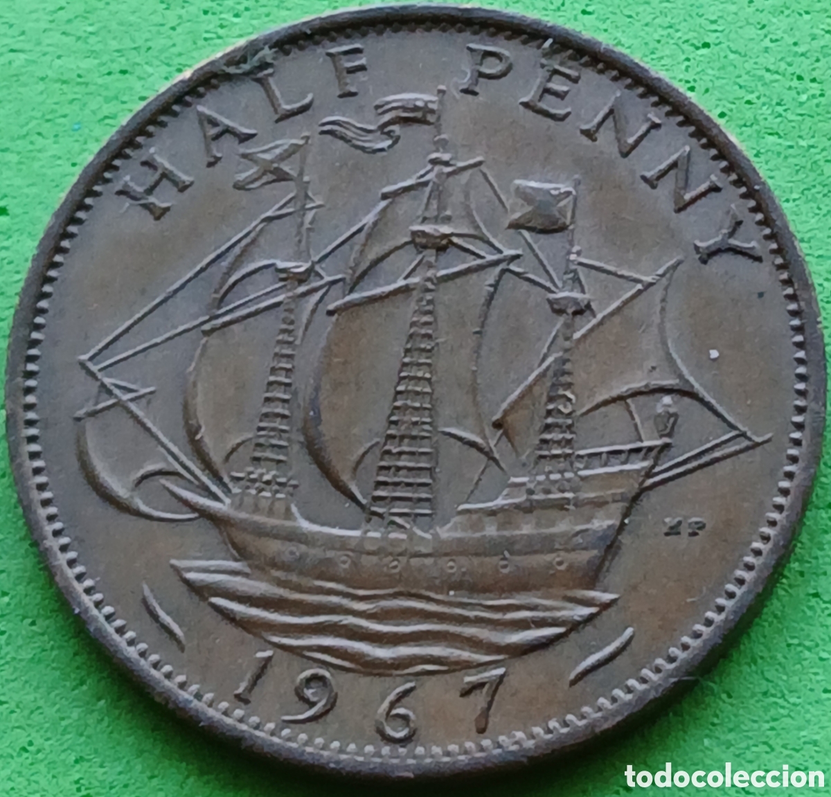 Monedas antiguas de Europa: Reino Unido half penny 1967 km#896