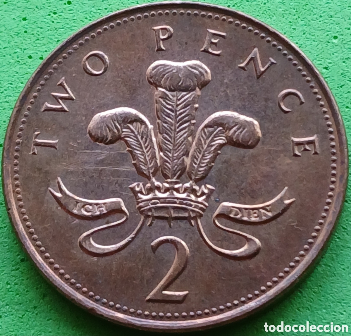 Monedas antiguas de Europa: Reino Unido two pence 1998 km#987 magn&eacute;tica