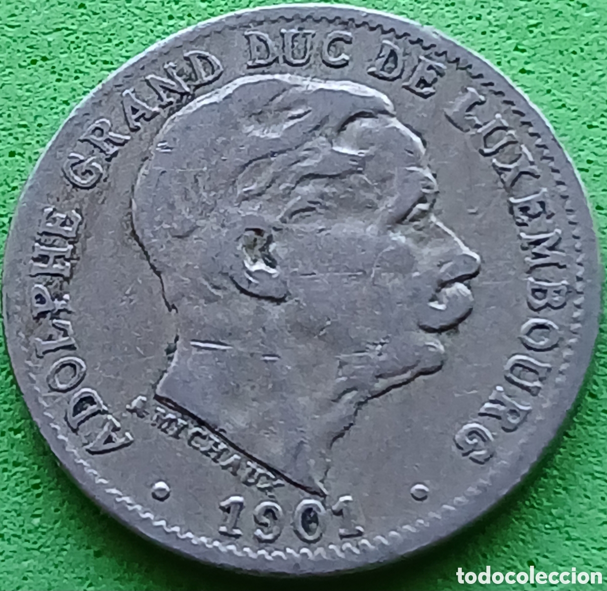 Monedas antiguas de Europa: Luxemburgo 5 c&eacute;ntimos 1901 km#24