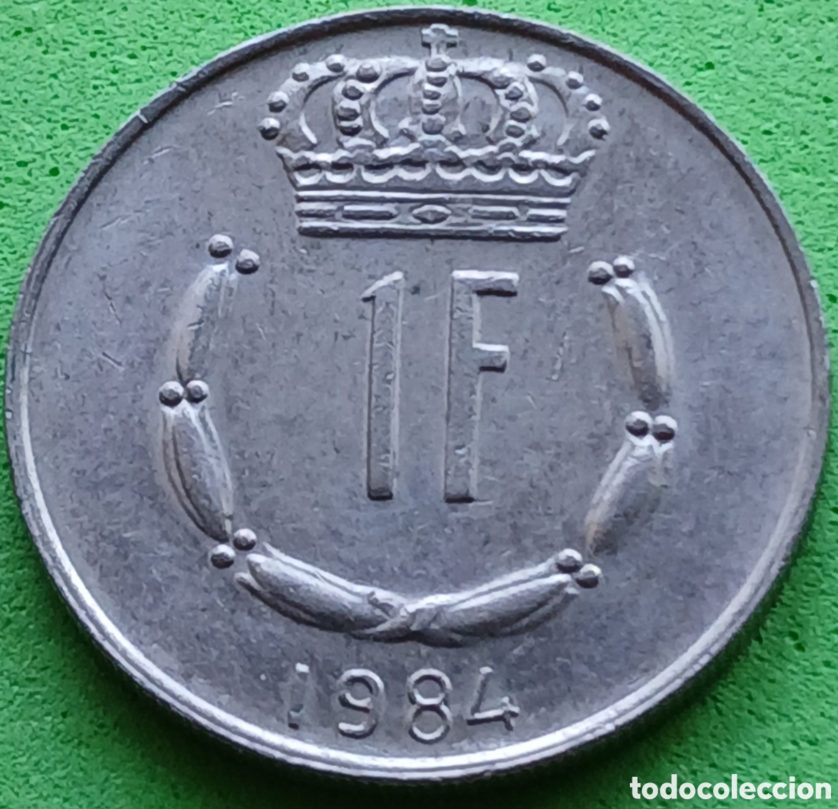 Monedas antiguas de Europa: Luxemburgo 1 franco 1984 km#55