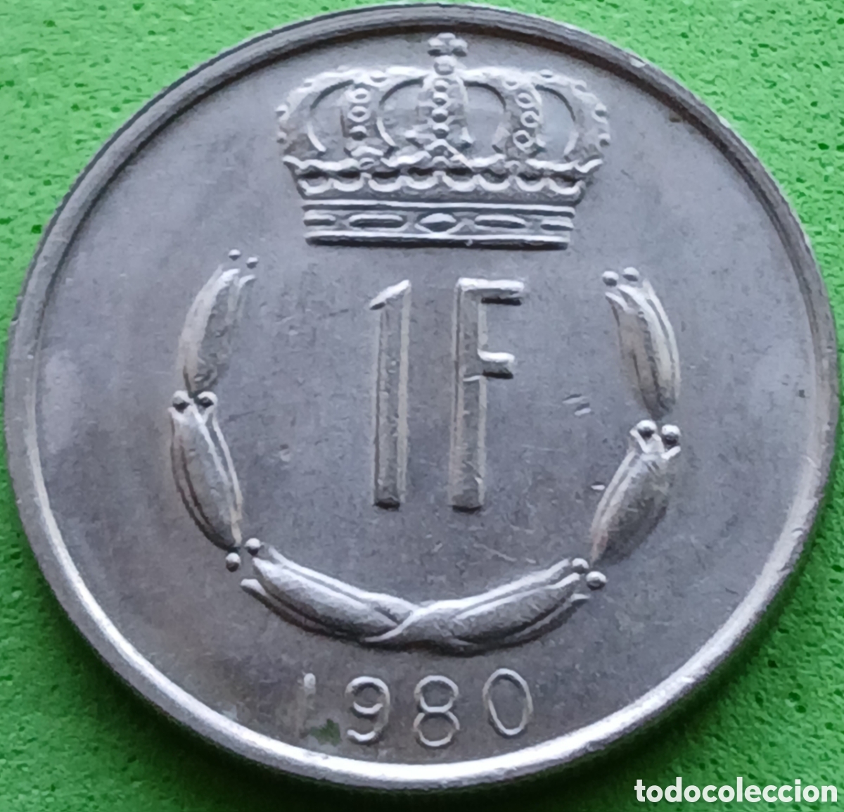 Monedas antiguas de Europa: Luxemburgo 1 franco 1980 km#55
