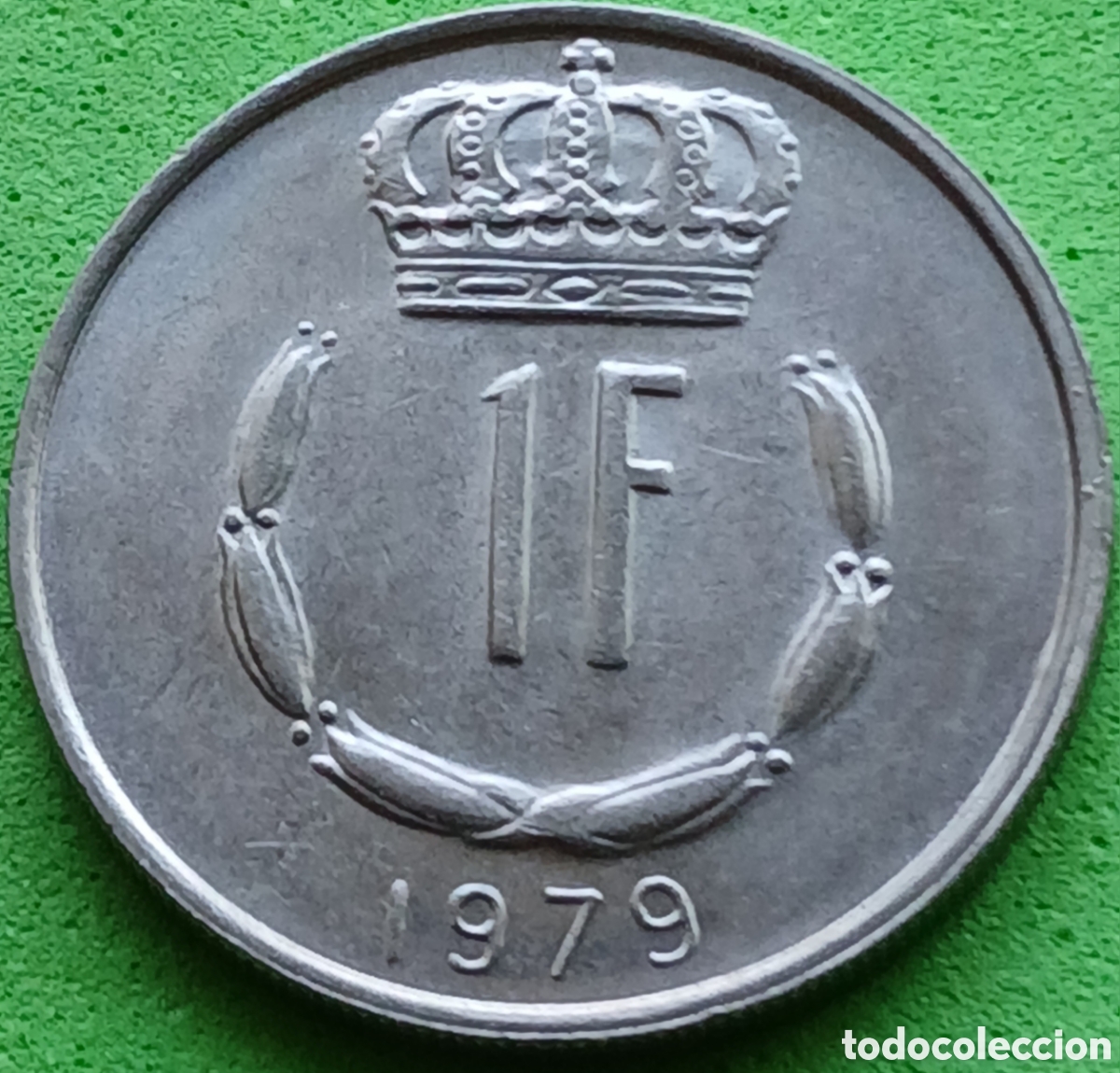 Monedas antiguas de Europa: Luxemburgo 1 franco 1979 km#55
