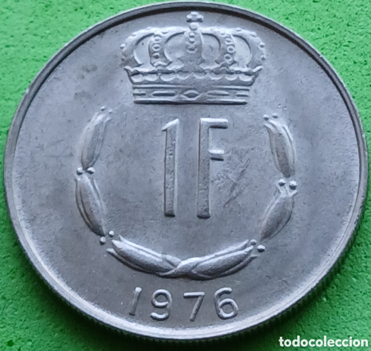Monedas antiguas de Europa: Luxemburgo 1 franco 1976 km#55