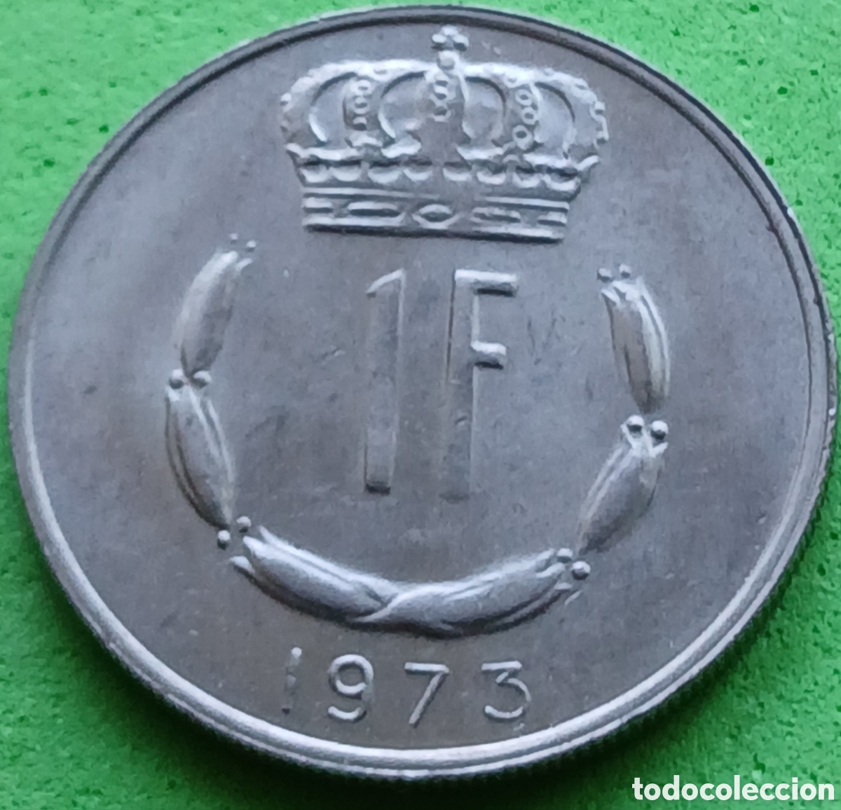 Monedas antiguas de Europa: Luxemburgo 1 franco 1973 km#55
