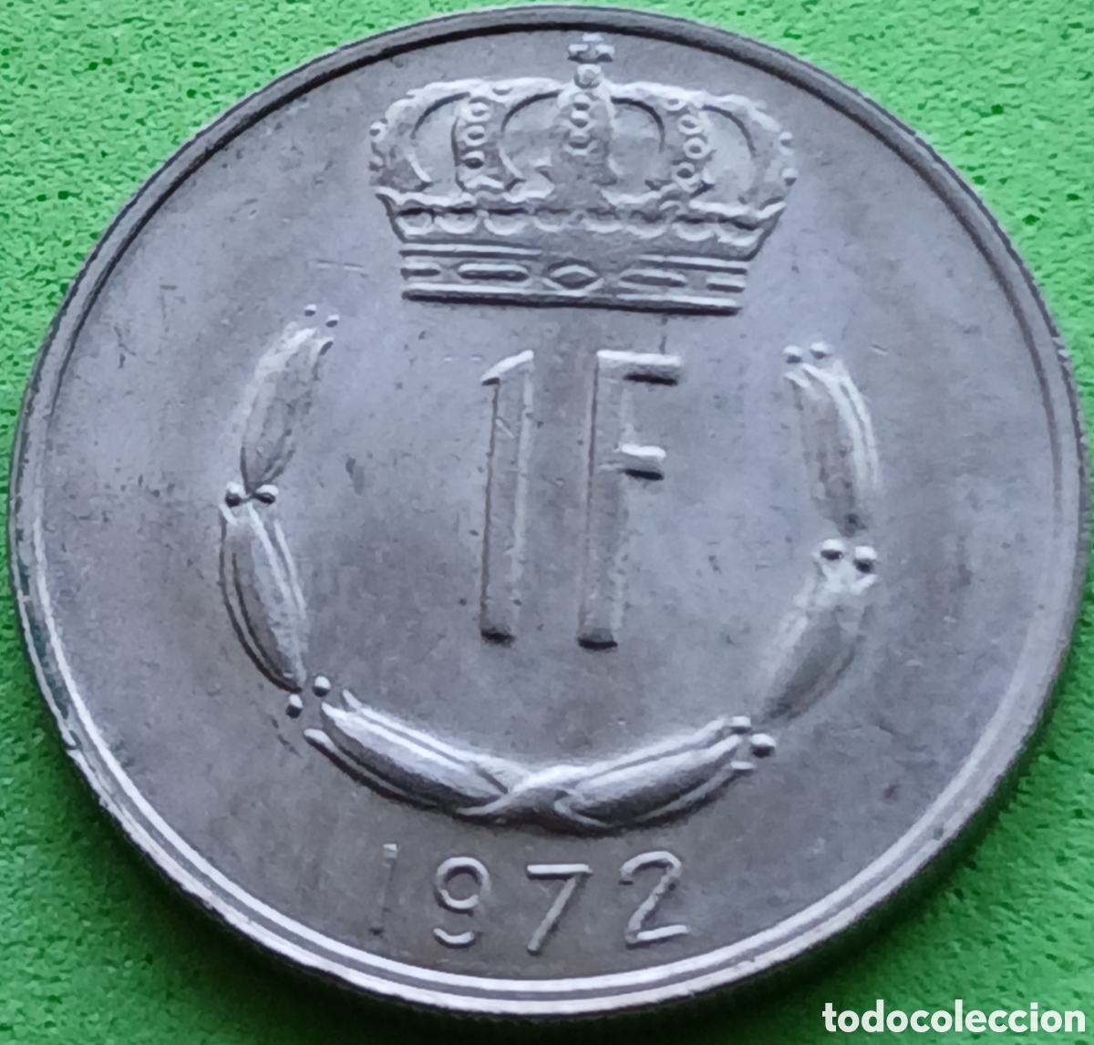 Monedas antiguas de Europa: Luxemburgo 1 franco 1972 km#55