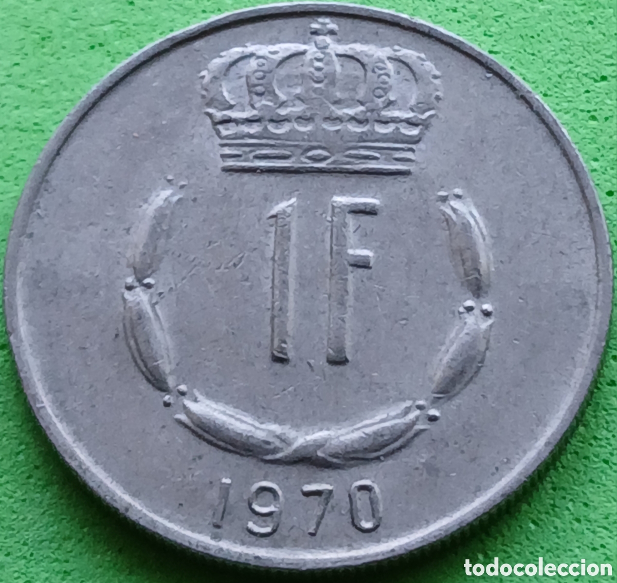 Monedas antiguas de Europa: Luxemburgo 1 franco 1970 km#55