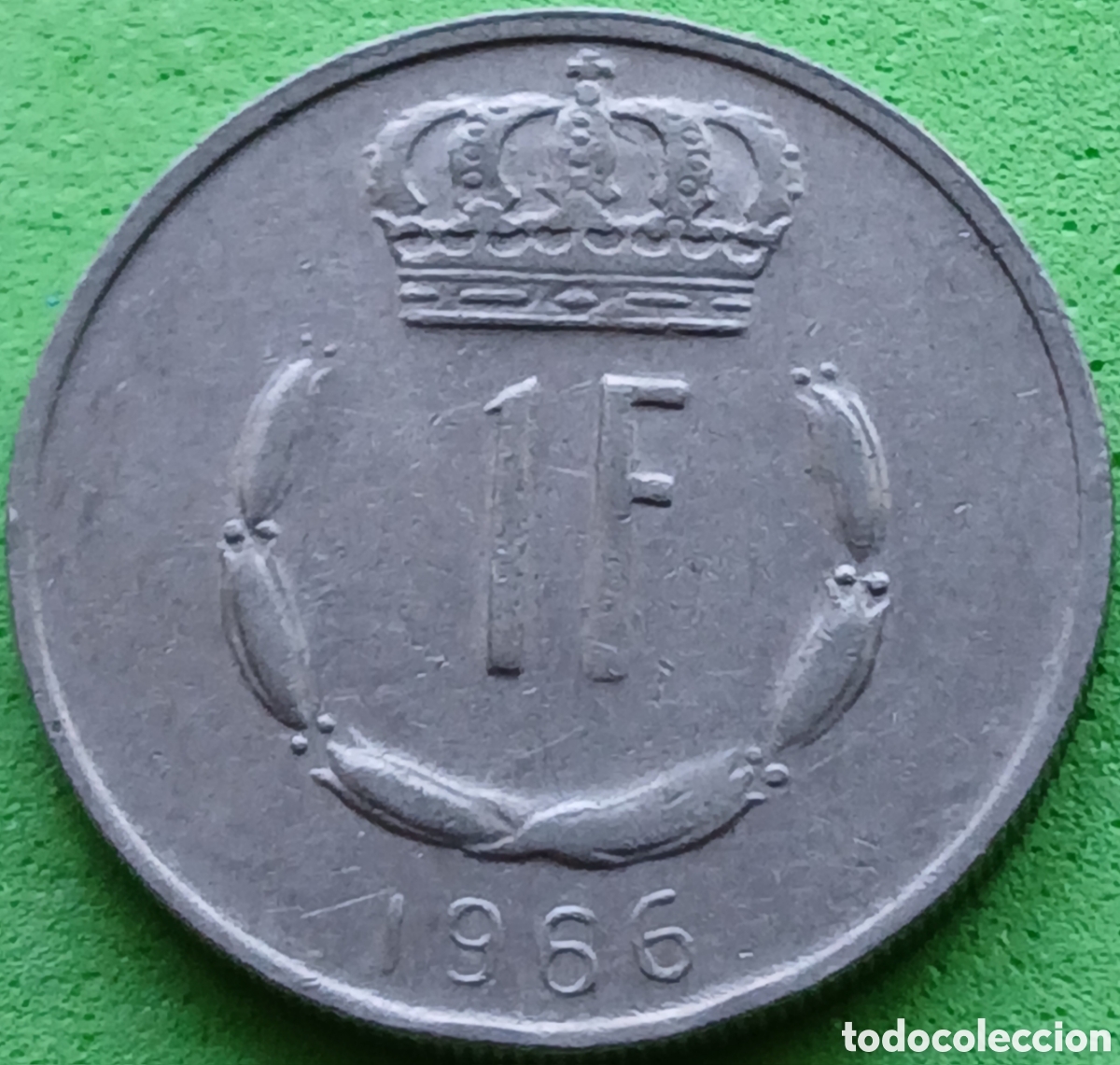 Monedas antiguas de Europa: Luxemburgo 1 franco 1966 km#55