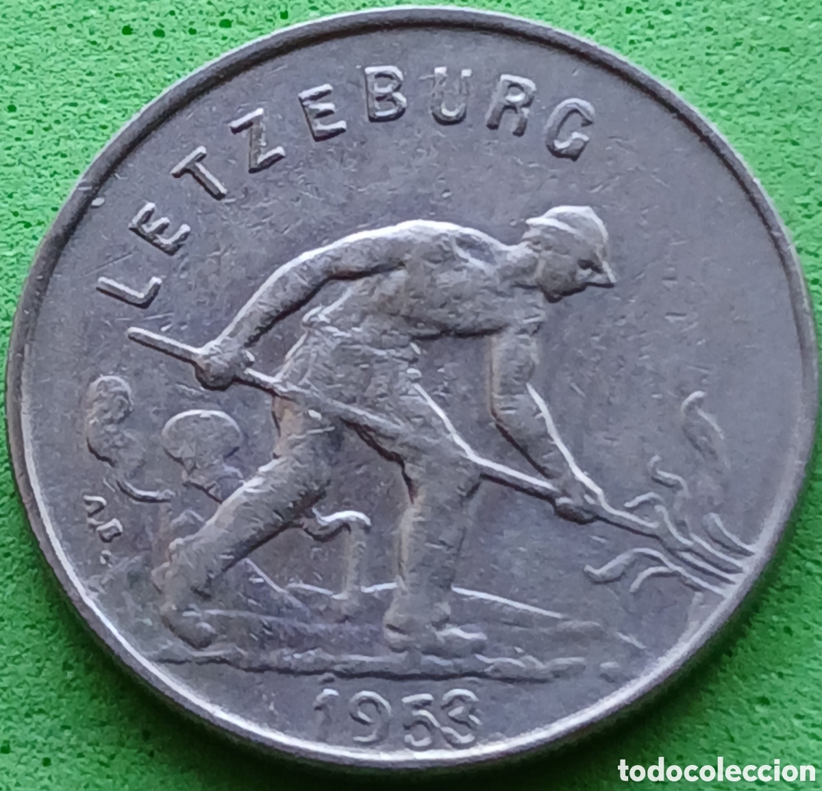 Monedas antiguas de Europa: Luxemburgo 1 franco 1953 km#46.2