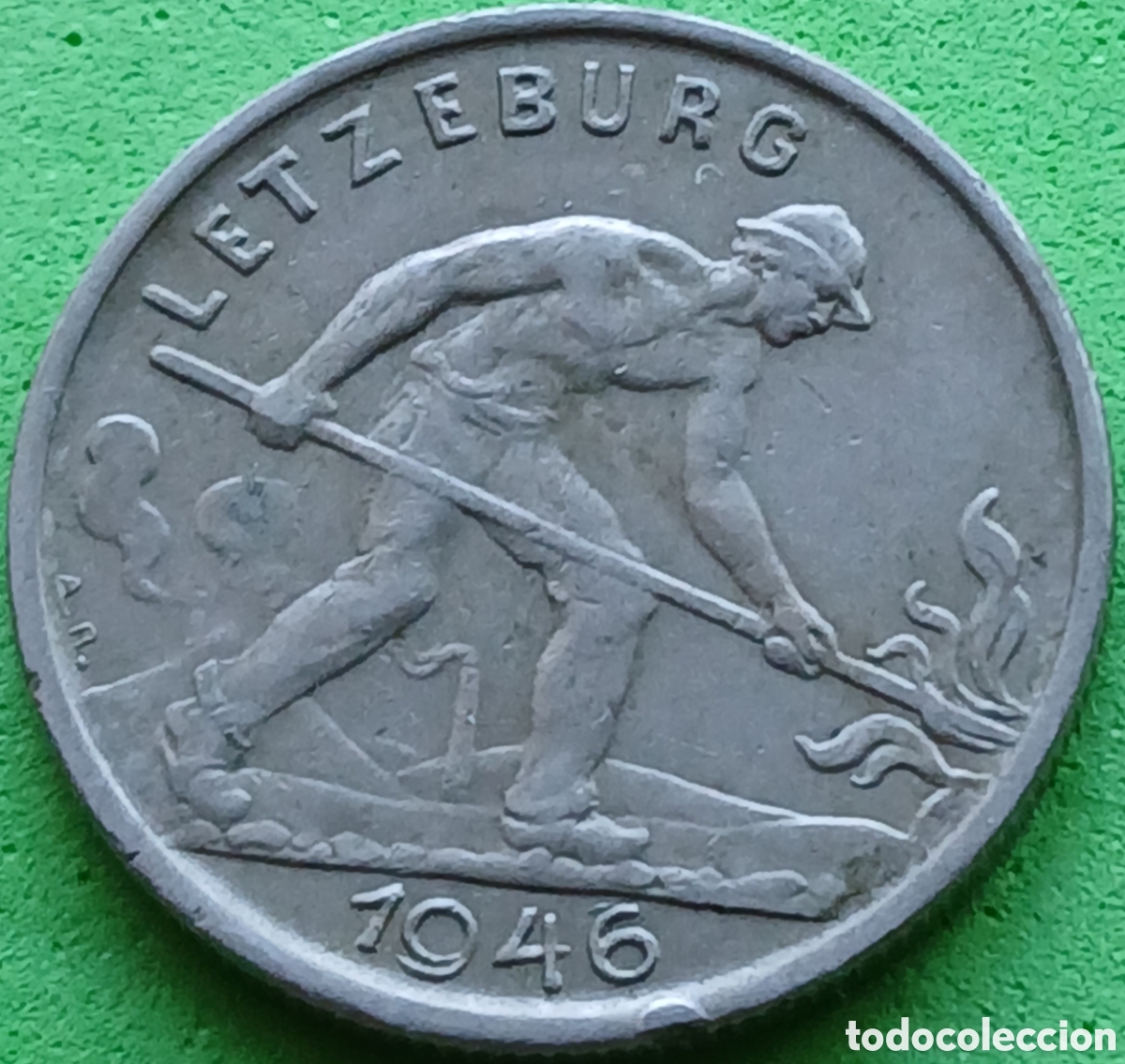 Monedas antiguas de Europa: Luxemburgo 1 franco 1946 km#46.1