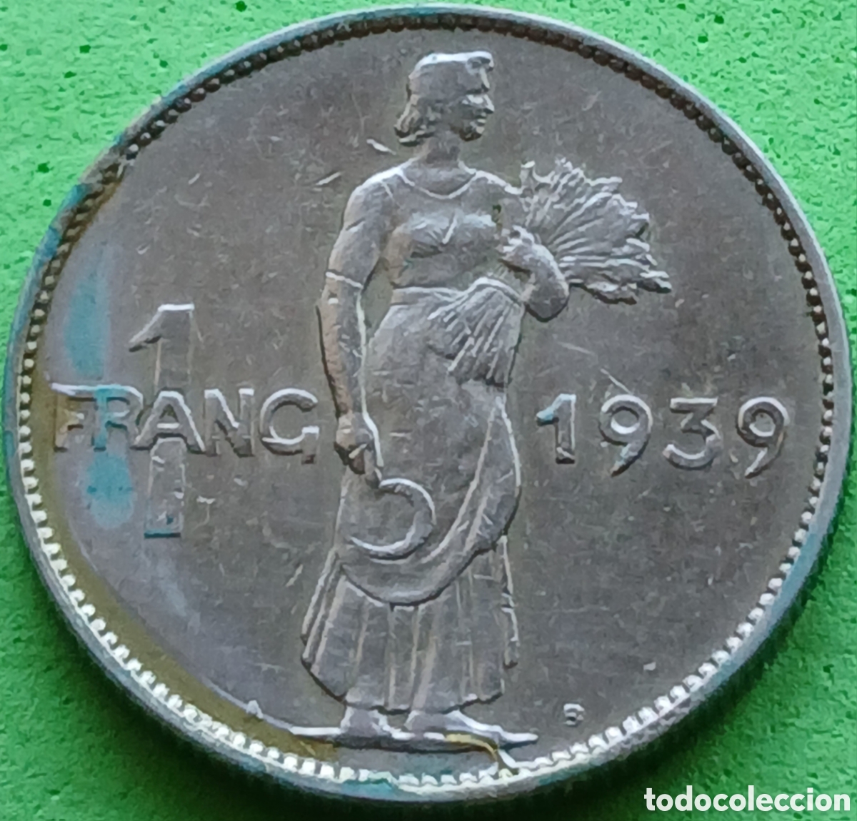 Monedas antiguas de Europa: Luxemburgo 1 franco 1939 km#44