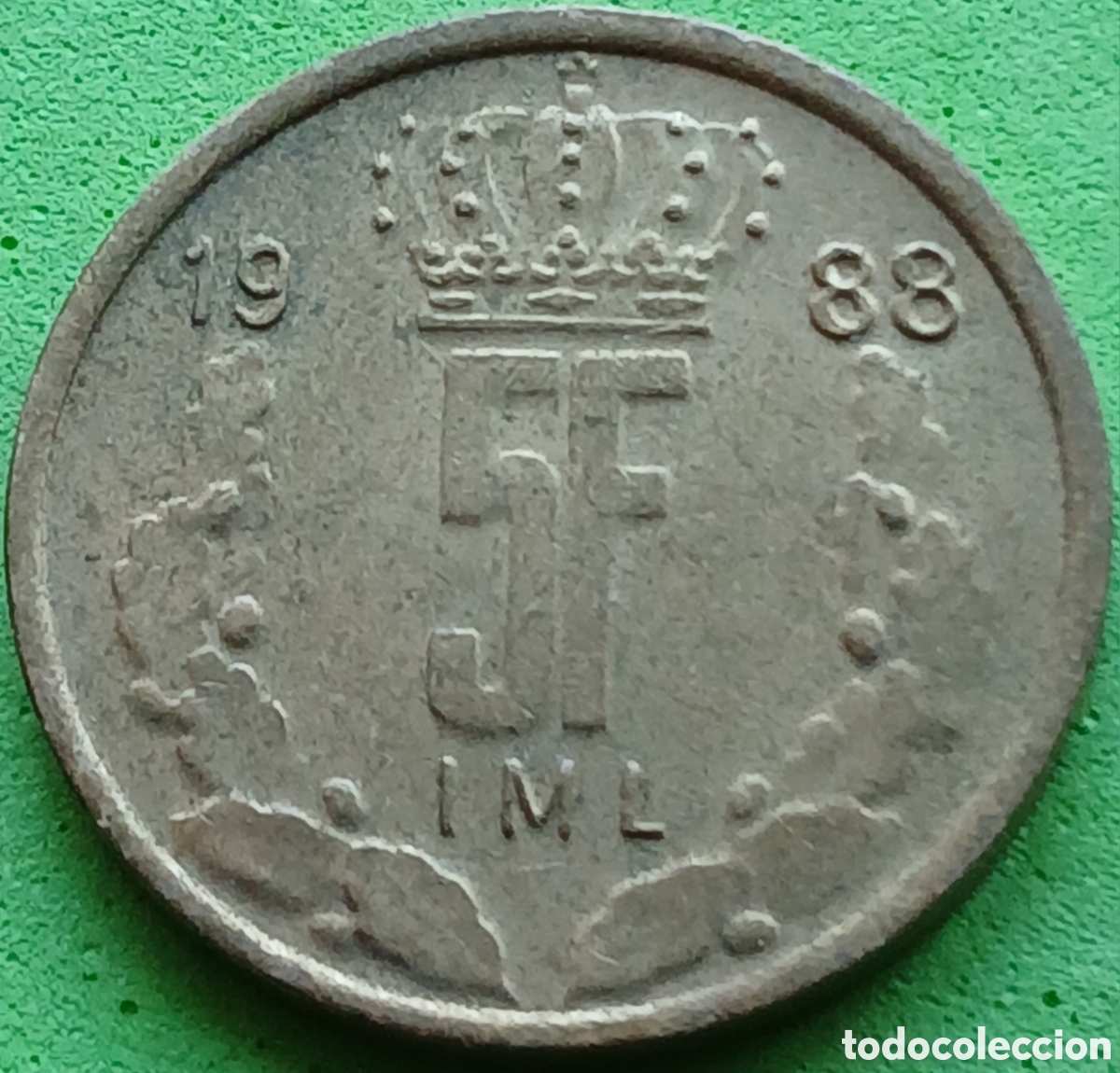 Monedas antiguas de Europa: Luxemburgo 5 francos 1988 km#60
