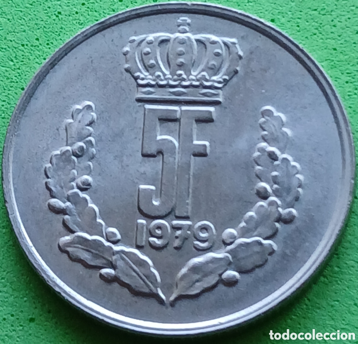 Monedas antiguas de Europa: Luxemburgo 5 francos 1979 km#56