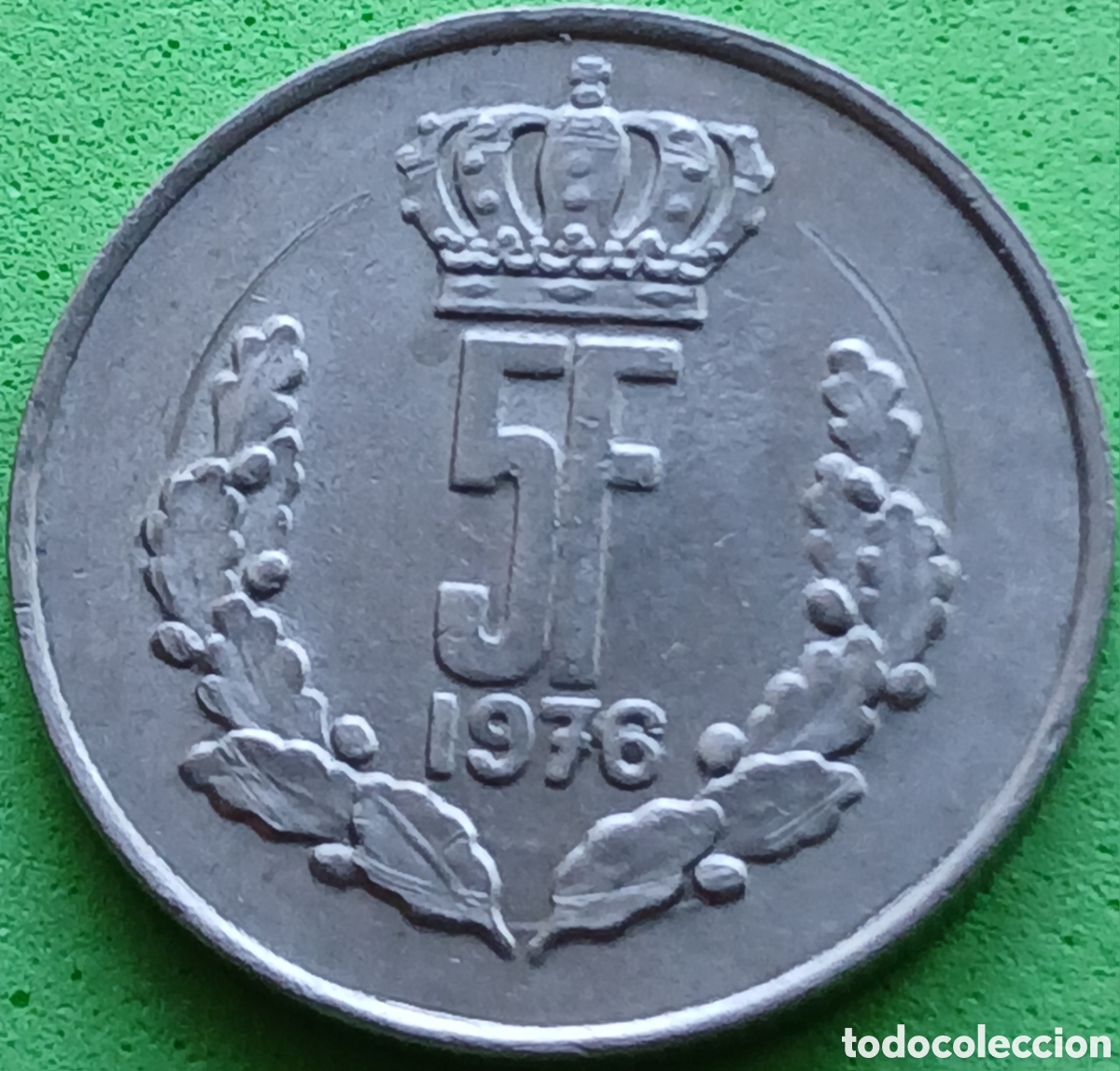 Monedas antiguas de Europa: Luxemburgo 5 francos 1976 km#56