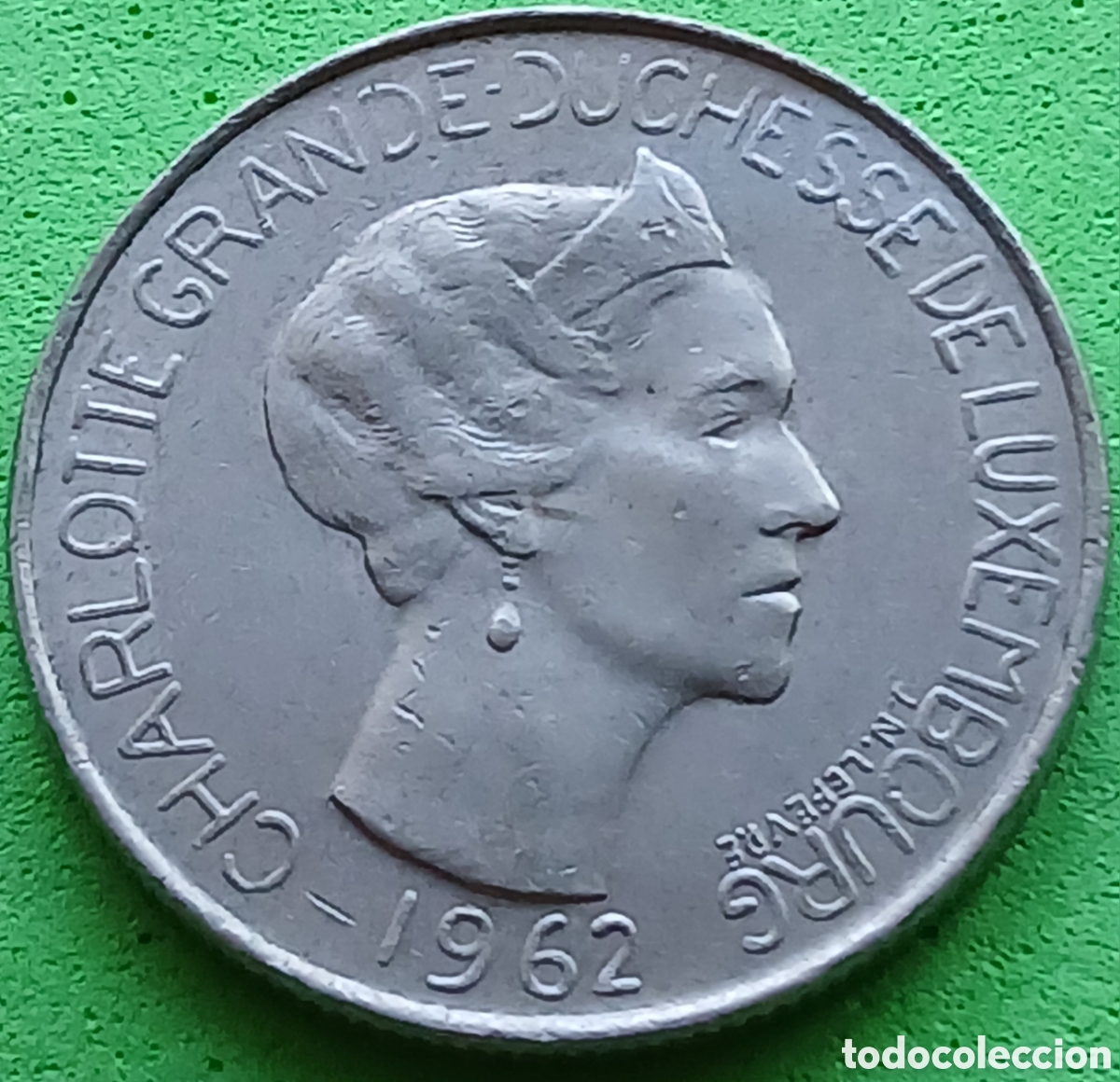 Monedas antiguas de Europa: Luxemburgo 5 francos 1962 km#51