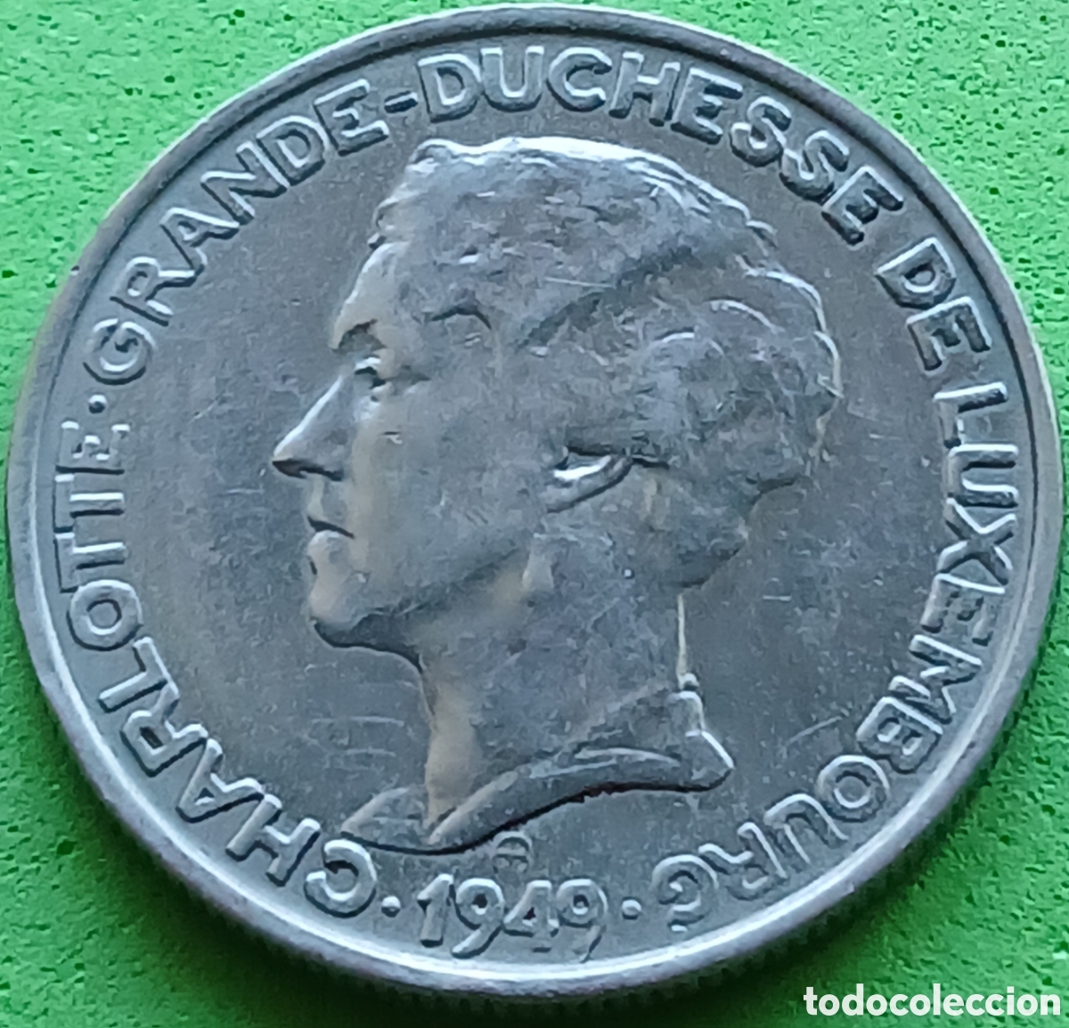 Monedas antiguas de Europa: Luxemburgo 5 francos 1949 km#50