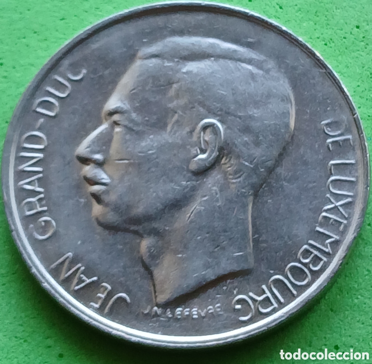 Monedas antiguas de Europa: Luxemburgo 10 francos 1971 km#57
